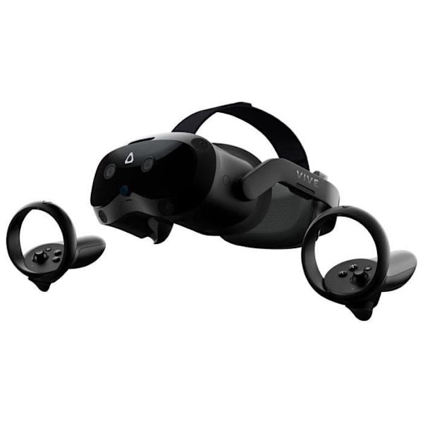 HTC VIVE Focus Vision - Virtuaalitodellisuuskuulokkeet - 4896 x 2448 - FOV 120° - 90 Hz - Automaattisesti säädettävä IPD - kaksoismikroppi