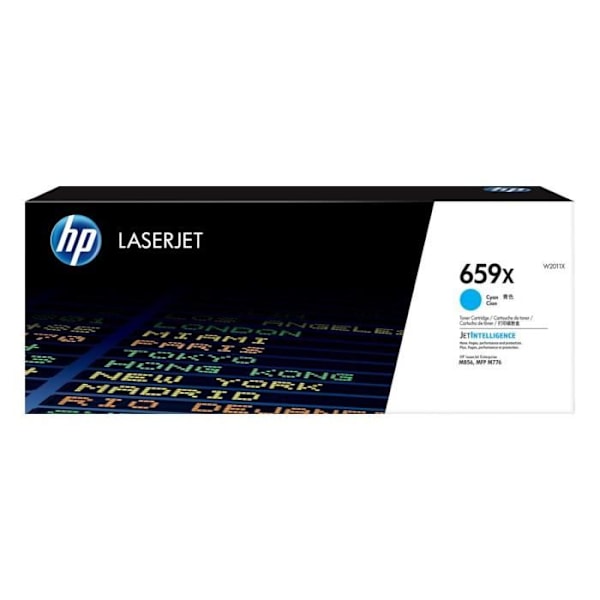 HP 659 (W2011X) syaani värikasetti HP Color LaserJet Enterprise M856dn / Flow MFP M776z -tulostimille