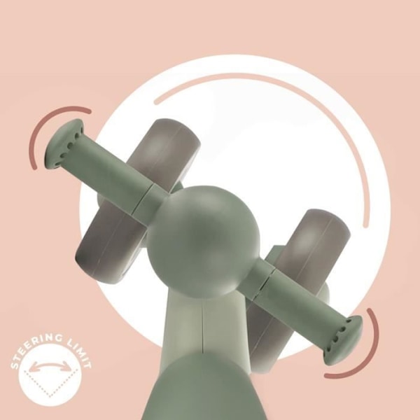 Mini cykel løbehjul - KINDERKRAFT - Minibi Leaf Green - 3 hjul - Grøn - Unisex Grøn