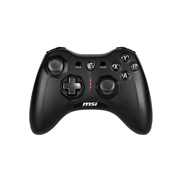 Gamepad - MSI - FORCE GC20 V2 - Kabelansluten - Vibration - Svart Svart