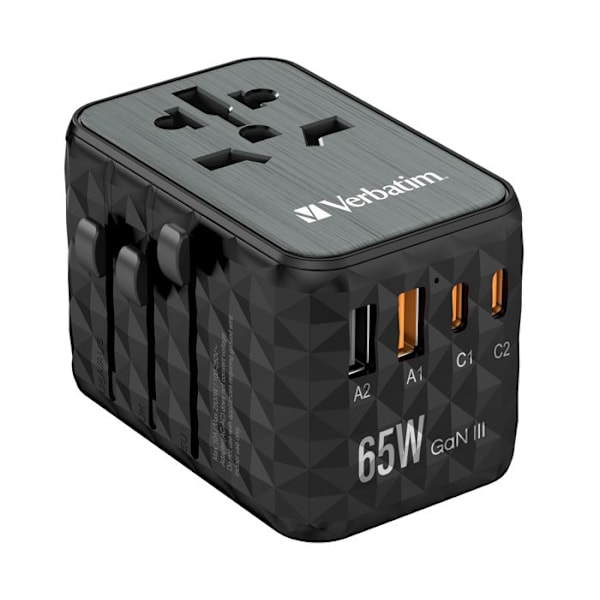 VERBATIM UTA 05 GaN III Universal rejseadapter