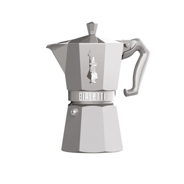 Moka Kande - BIALETTI - Eksklusiv - Sølv - 6 Tasse - Filter