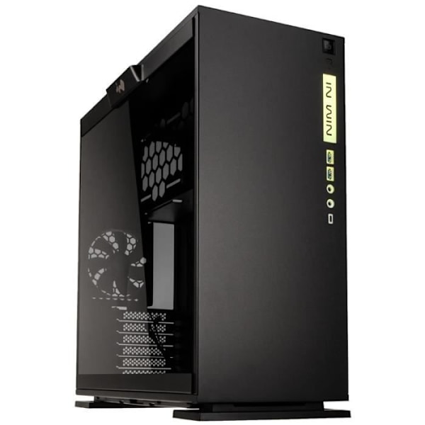 IN WIN 303C Black Case - Tower - ATX - USB 3.1 Gen 2 - Sidevindue