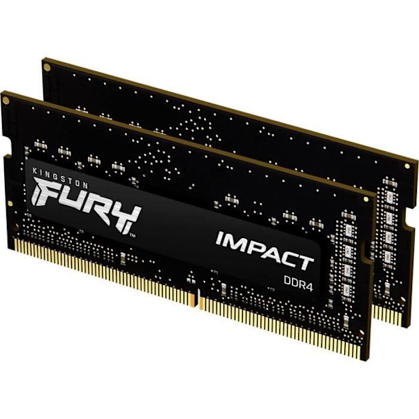 KINGSTON - Fury Impact - Muisti - 32 Gt (2 x 16 Gt) - DDR4 - 3200 MHz CL20