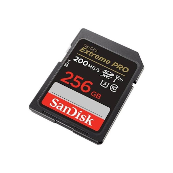 SDHC SDXC-minneskort Sandisk Extreme Pro 256GB SDXC 200MB/S 140MB/S UHS-I V30