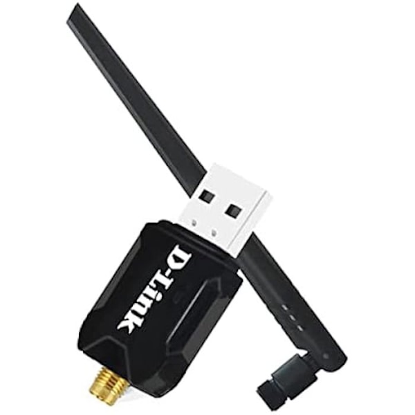USB Wi-Fi -sovitin - D-LINK - DWA-137 - N300 - 5 dBi irrotettava antenni - WPS - Windows/Mac/Linux-yhteensopiva