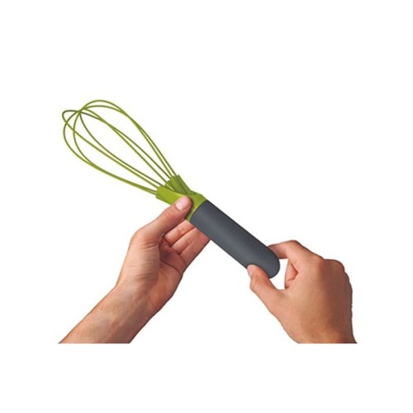 Fouet 2 i 1 - Joseph Joseph - Twist™ - Grøn - Stål og silicone - Tåler opvaskemaskine Grøn - Grå
