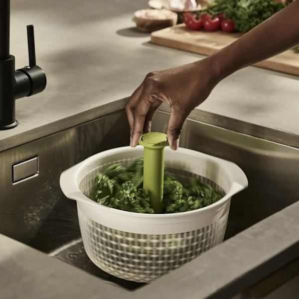 Joseph Joseph Spindola™ In-Sink Salat Spin Siiner, Grøn (20185)