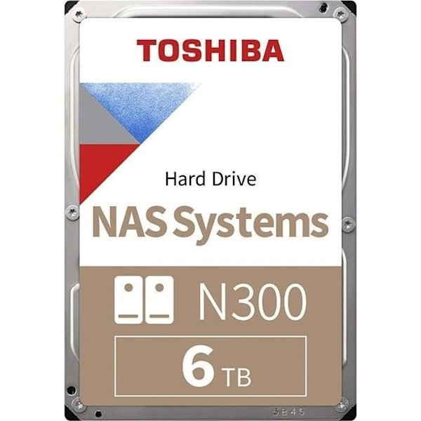 Harddisk Wind Toshiba N300 6 TB 3,5'' SATA III (6 GB - s) (HDWG460UZSVA)