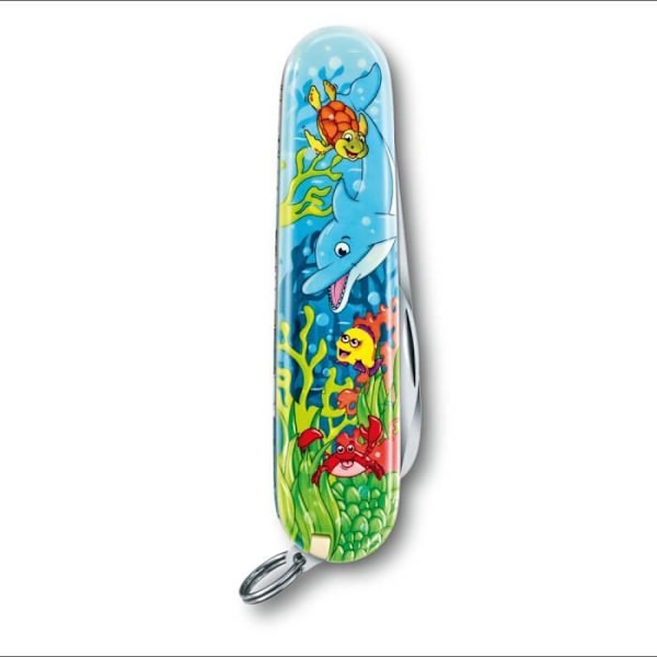 Lommekniv - VICTORINOX - Min Første Victorinox 0.2373.E1 - 9 Funktioner - Sikker - Barn Flerfarvet