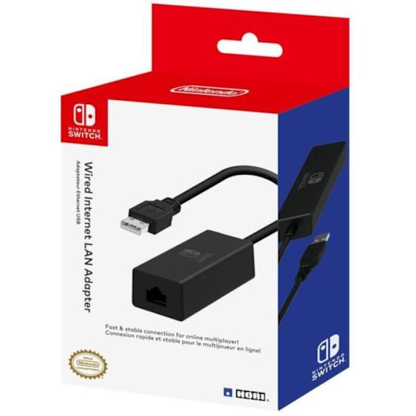 Hori LAN-adapter til Nintendo Switch sort