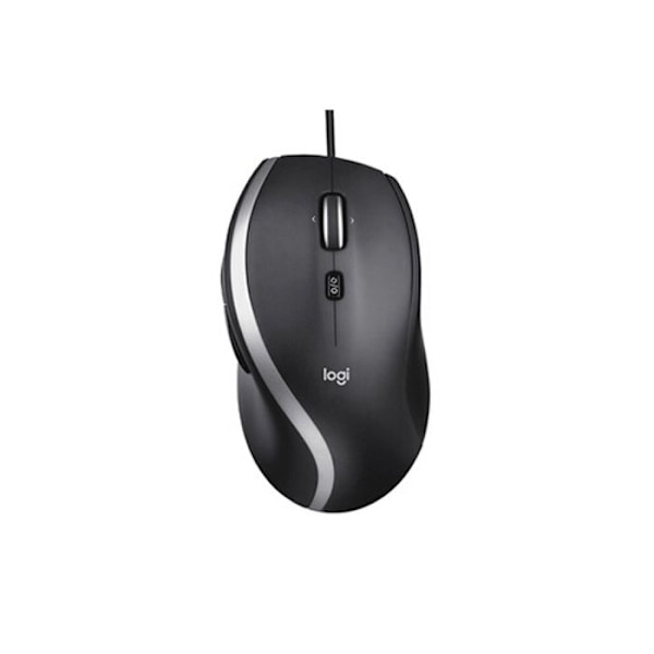 Kabelmus - Logitech - M500s - Ultra-hurtig rulning - 7 tilpasselige knapper - Grå Sort