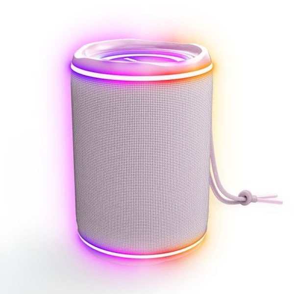 Bärbar högtalare Energy System Urban Box Pink Supernova 16 W, LED-lampor, Bluetooth, USB/microSD, TWS, Audio-In Rosa