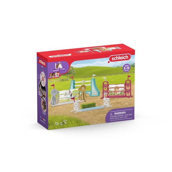 Tilbehør til forhindringer, Schleich 42612 Horse Club, fra 5 år, 19 x 6 x 14,6 cm Flerfärgad