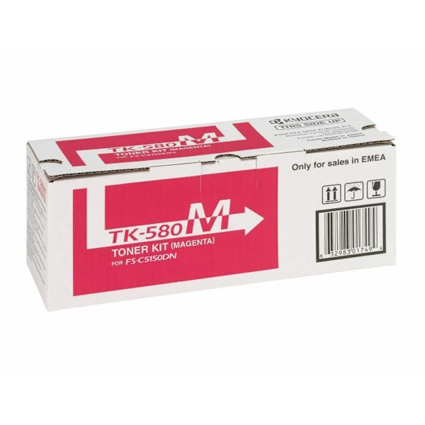 Kyocera Fineceramics GmbH - TK-580M - Farve: Sort