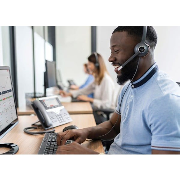 Cisco 531 Wired Single Headset til Cisco DX70, DX80 - Sort