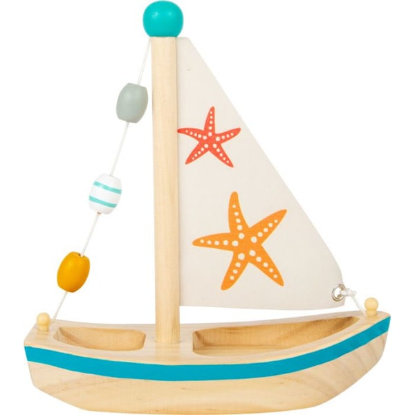 Lille fodselskab - Vandlegetøj Sailboat Starfish - LEGLER Beige