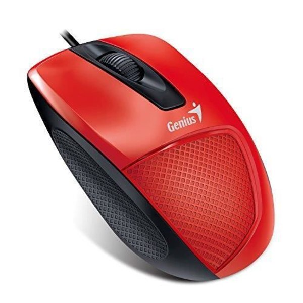 DX-150X rød kablet optisk mus 1dpi USB