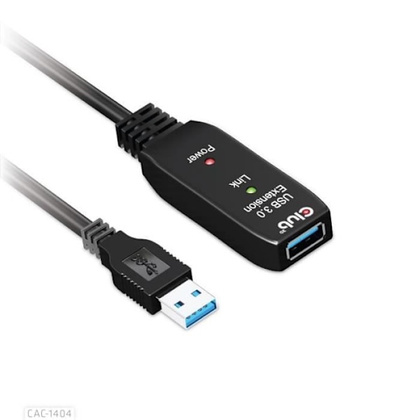 Club 3D CLUB3D kaapeli USB 5 m USB 3.2 Gen 1 (3.1 Gen 1) USB A Musta - CAC-1404