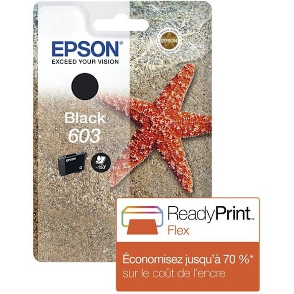 EPSON 603 sort blækpatron - Starfish (C13T03U14010)