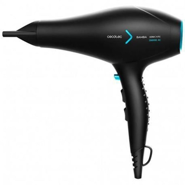 Hiustenkuivain - Cecotec - IoniCare 5350 PowerShine Ice - 2600 W - Ionisaattori - 2 suuttinta mukana musta