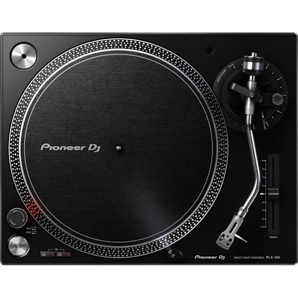 Platine Vinyle - PIONEER DJ - PLX-500-K - Analog lyd - 1 USB udgang - Sort sort