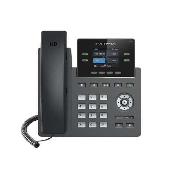 GRANDSTREAM VERKOT GRP2612P LANKAPUHELIN MUSTA 2 LINJAINEN TFT GRP 261 musta