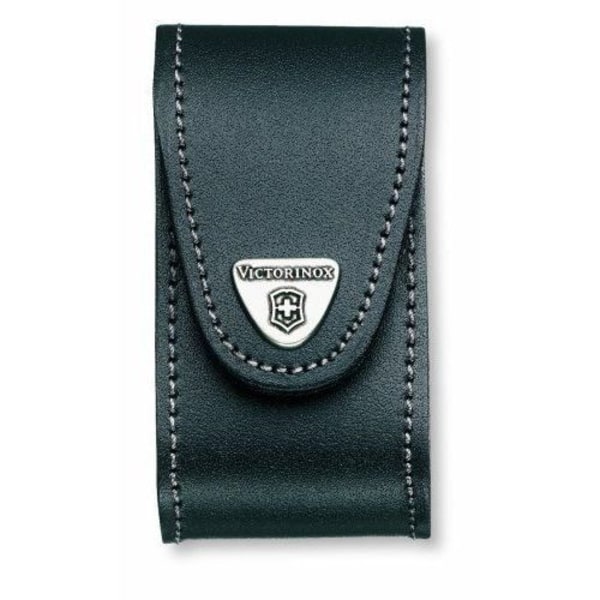 Victorinox - Læderetui - 5 til 8 lag - Sort Svart