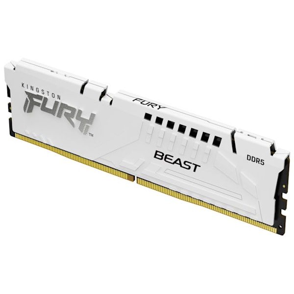 RAM-hukommelse - Kingston - FURY Beast - 16 GB - DDR5 - 5600 MHz - Hvid