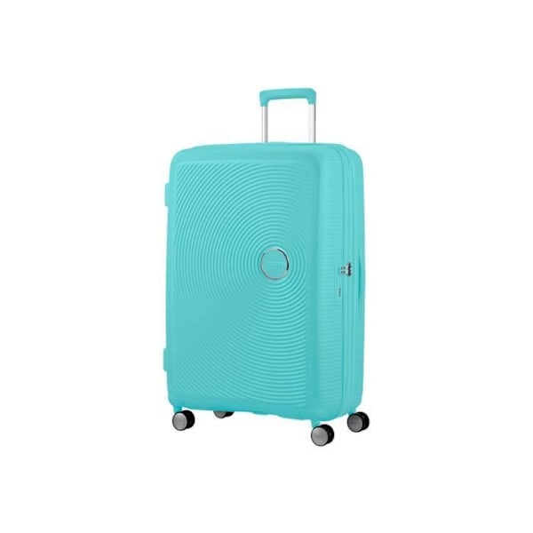 American Tourister - Soundbox 77 cm laajennettava jäykkä matkalaukku (88474) uima-altaan vieressä sininen koko 77 cm Blå