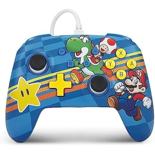 Gamepad - POWERA - Switch OLED og Switch Lite - Kablet - 3,5 mm - Aftageligt USB-kabel Svamprikets vänner