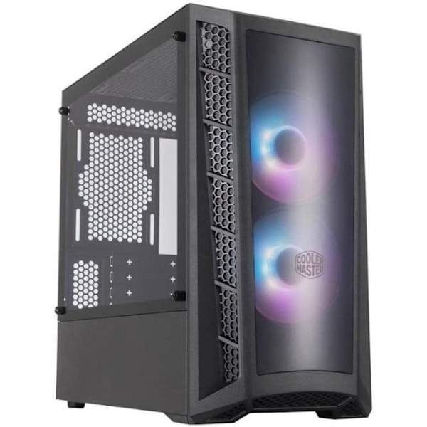 Cooler Master MB320L ARGB PC taske med ARGB controller - sort - TU