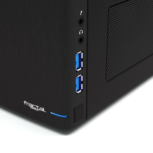 FRACTAL DESIGN Node 304 PC CASE - Sort - ATX-format (FD-CA-NODE-304-BL)