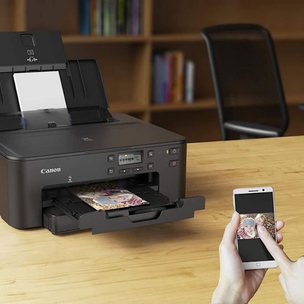 Inkjet printer - CANON PIXMA TS705a - 5 patroner - Farve - Wi-Fi - Sort