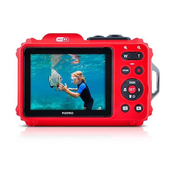 Kodak Pixpro WPZ2 vedenpitävä kompaktikamera punainen - 0819900014020