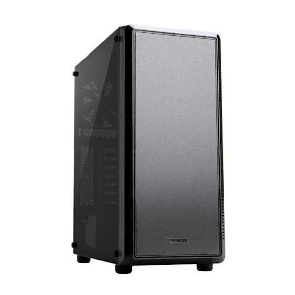 ZALMAN S4 PC CASE - Medium Tower - Musta - ATX-muoto (S4BK)