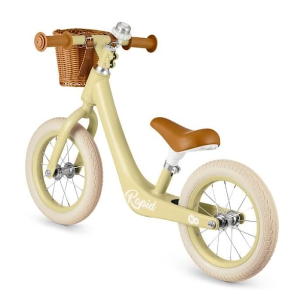 Kinderkraft retro Draisienne RAPID 2 lisävarusteilla Vihreä