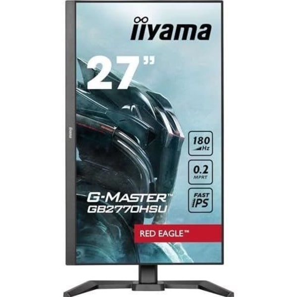 PC-skærm - IIYAMA - GB2770HSU-B6 - 27" IPS FHD 1920 x 1080 - 0,2ms - 180Hz - HDMI DP - Sort