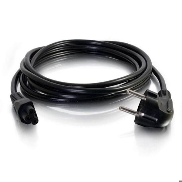 Strømforsyningskabel CEE 7/7 til IEC 60320 C5 - Cables To Go - 2m - Sort