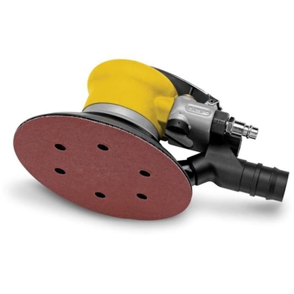 Pneumatisk vibrationsslibemaskine POWERPLUS - Ø150mm - POWAIR0013 grå, sort