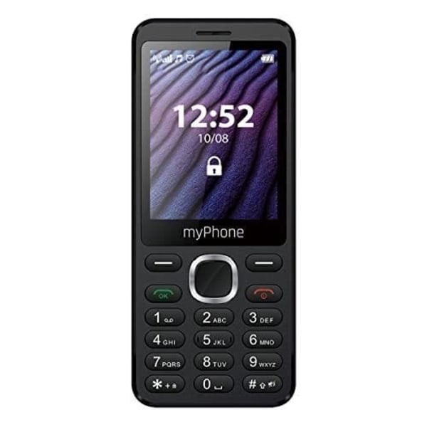 MYPHONE MAESTRO 2, NØGLETELEFON, FARVESKÆRM, STORT 2,8' SKÆRM Sort
