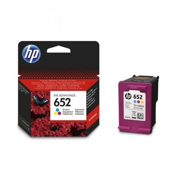 HP 652 färgbläckpatron för Deskjet Ink Advantage - Paket med 1 - Upp till 200 sidor ISO/IEC 24711