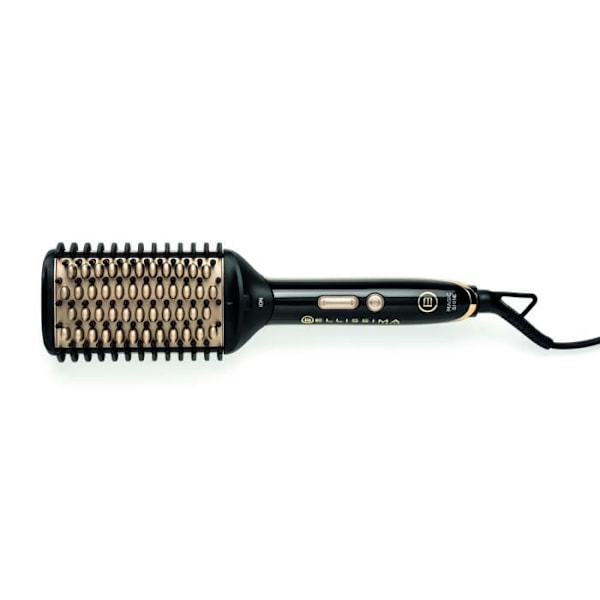 Brosse chauffante BELLISSIMA Magic Shine Sort og guld glamour