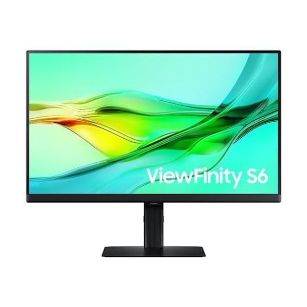 - Samsung - Samsung ViewFinity S6 S24D600UAU - S60UD-serien - LED-skærm - USB - 24" - 2560 x 1440 QHD 100 Hz - IPS - 350 cd/m² -