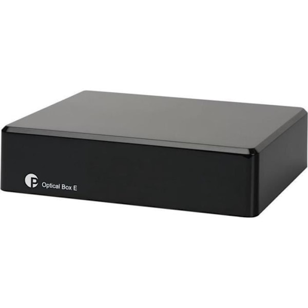 Phono-esivahvistin Pro-Ject Optical Box E - Optinen ulostulo - Musta sort