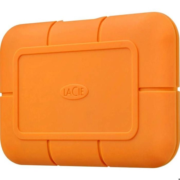 LaCie Rugged USB-C SSD - 2 TB - Oranssi - Vedenpitävä - Pölytiivis - Kestävä