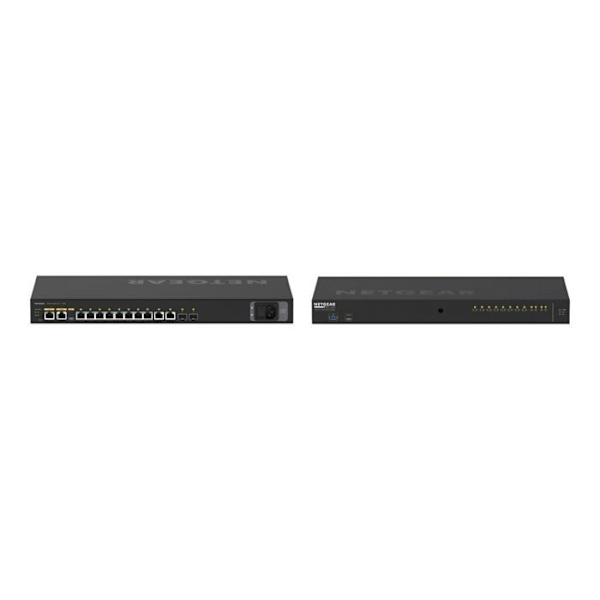 NETGEAR AV Line M4250-10G2F-PoE+ - Kytkin - C3 - Hallittu - 10 x 10/100/1000 (8 PoE+) + 2 x Gigabit SFP