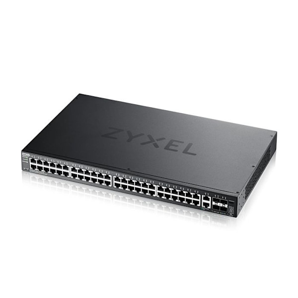 Switch Ethernet - ZYXEL - XGS2220-54 - 54 porte - Sort - Kvalitetsydelser