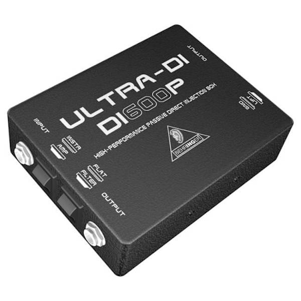Passiv direkte boks - BEHRINGER - DI600P ULTRADI - 3000 watt - Støjdæmpning - Symmetrisk signal