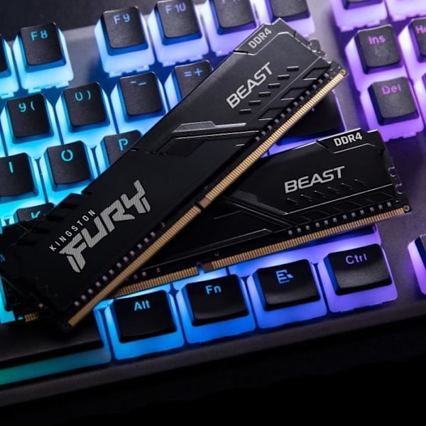 Kingston FURY Beast 32 GB (2 x 16 GB) DDR4 2666 MHz CL16 -minne